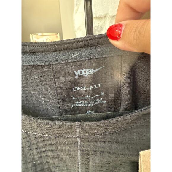 Nike Men's Black Dri-FIT Crew Long Sleeve T-Shirt Size L - Picture 5 of 9